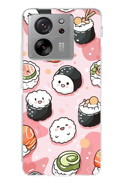 lelia حافظة هاتف شفافة متوافقة مع Mi 13T مطبوع |   مجموعة: كاواي ميلك دريميز