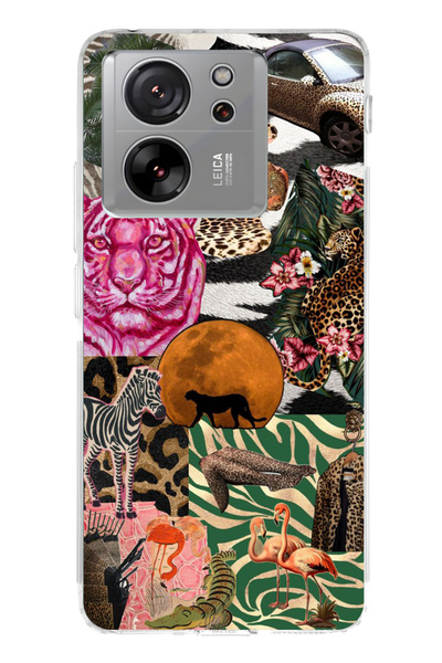 lelia Mi 13t Compatible Printed Transparent Phone Case |   Collection: Wildsp...