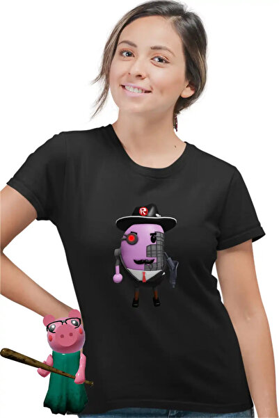 OEM Tricou Femei Mr P Roblox Piggy Pigy