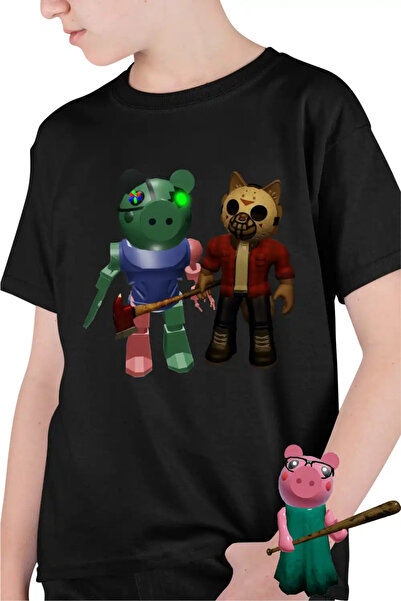 OEM Tricou Copii Baieti Robby Doggy Roblox Piggy Pigy