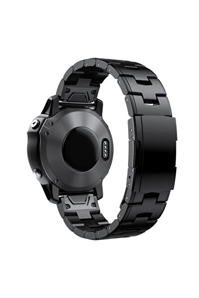 Choice3 22mm Black 22mm 26mm Quick Fit Titanium Metal Watch Band Bracelet For...