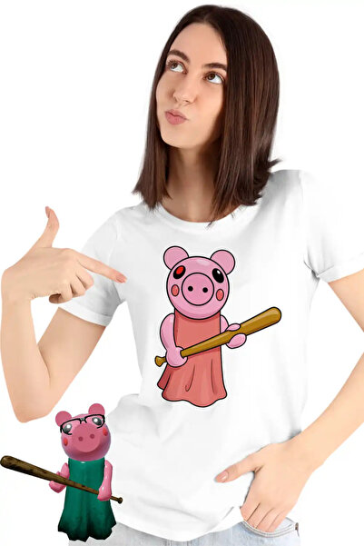 OEM Tricou Femei Roblox Piggy Pigy