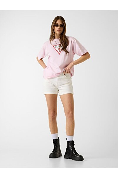 Guess Jeans Gj Ss Cn Os Kadın Oversize Fit T-Shirt