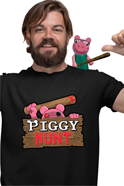 OEM Tricou Barbati Piggy Hunt Roblox Pigy