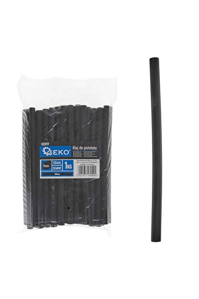 GEKO SET 52 BAGHETE DE SILICON NEGRU, 11X200 MM
