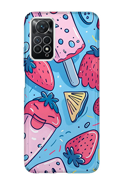 lelia حافظة هاتف شفافة متوافقة مع Redmi Note 12 Pro 4G مطبوع |   مجموعة: سناك...