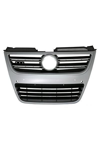 tuningset Grilă frontală compatibilă cu VW Passat 3C 2007-2010, aluminiu argi...