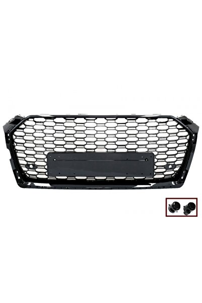 tuningset Grilă frontală fără insignă compatibilă cu Audi A5 F5 2017-2019 RS ...
