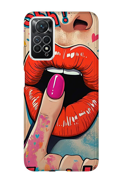 lelia حافظة هاتف شفافة متوافقة مع Redmi Note 11 Pro مطبوع |   مجموعة كوين مود...