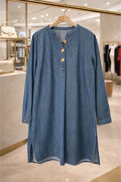 Lavin's Lavin’s Luxury Denim Aura Tunik Elbise