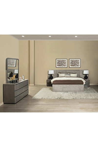 Midas Furniture Beloti Bedroom Set Without Chest King Size Brown