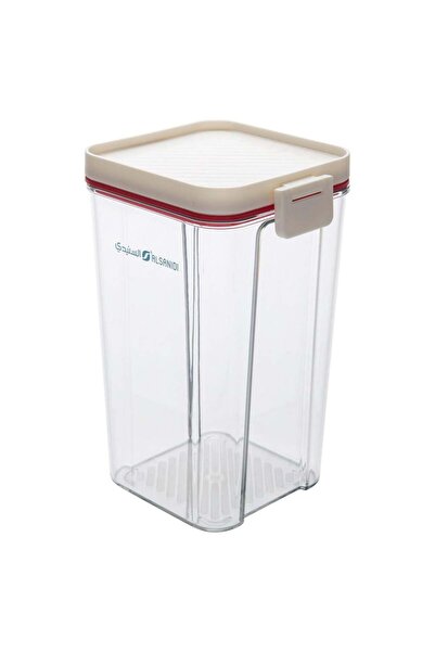 AL SANIDI Closed Storage Box, Sealed Food Storage Container, Transparent , Si...