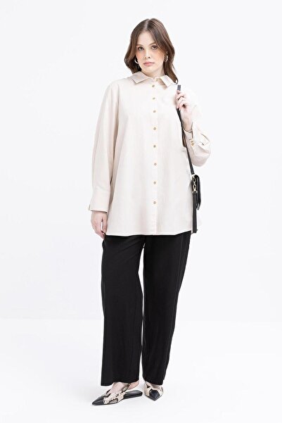 ALLDAY Cămașă in cu detaliu de șliț la manșete