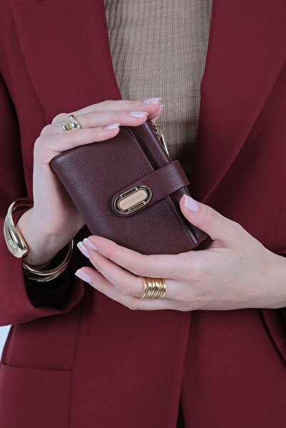 Silver Polo SP1199-M205 Kadın Cüzdan ve Kartlık Bordo