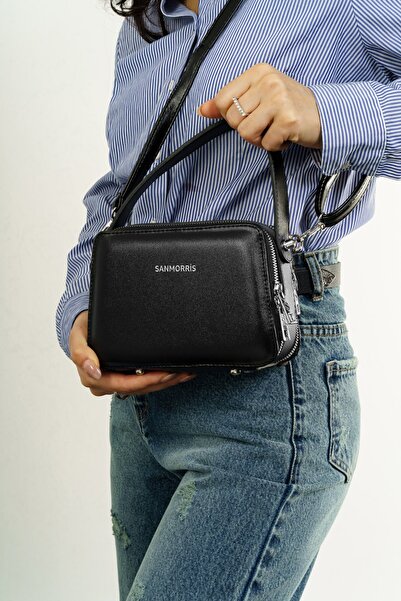 Ayakkabı Fuarı Elit SNMS-1427C Femei geantă de umăr Negru