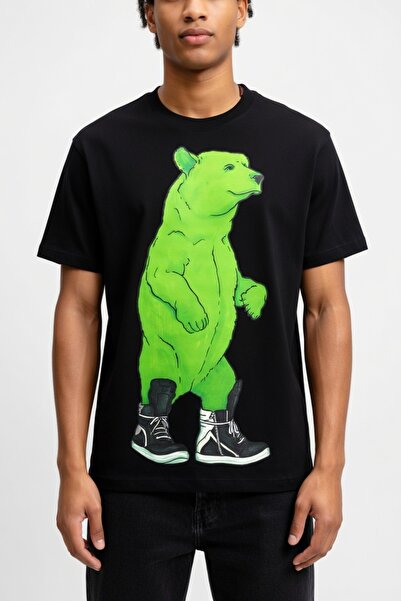 Rabona Fashion Αρκούδα σε Συνδυασμό – Σχεδιασμένο T-Shirt / Φανέλα (Προαιρετικό)