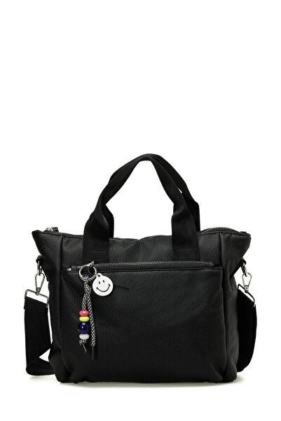 Butigo NTRL YKM CKGZ KL 6FX Siyah Kadın Kol Çantası