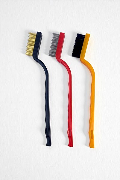 Şahane Pazar 3-Piece Detail Cleaning Brush Set Shn-1415