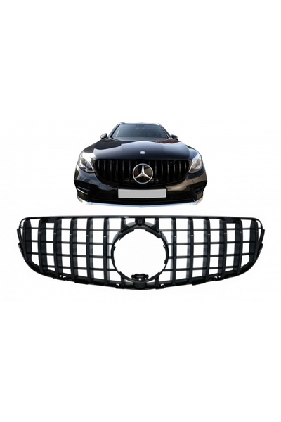 tuningset Grilă Centrală Față compatibilă cu Mercedes GLC X253 C253 2015-2018...