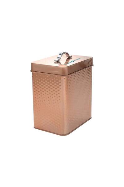 AL SANIDI Habb Al-Romman Steel Spices Storage, Tea, Coffee And Sugar, Coppery...