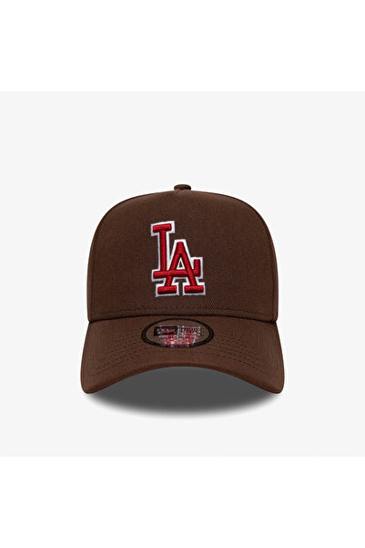 NEW ERA Outline Script Eframe Losdos Unisex Kahverengi Şapka