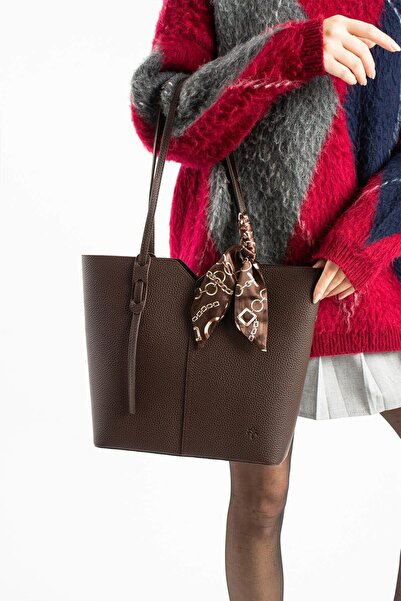 Jacquline Clim630C Women's Shoulder Bag Brown