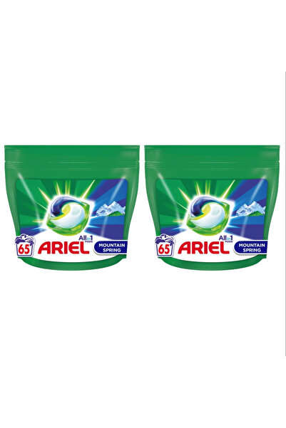 Ariel Pachet Economic All-in-1 Pods Mountain Spring, 130 Spălări (Set 2 x 65 ...