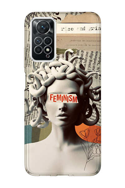 lelia حافظة هاتف شفافة متوافقة مع Redmi Note 11 Pro مطبوع |   مجموعة كوين مود...