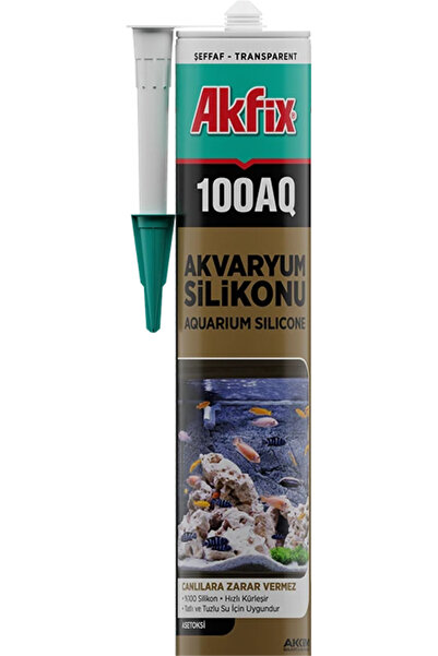 Akfix AKVARYUM SİLİKONU 310ML ŞEFFAF 100AQ