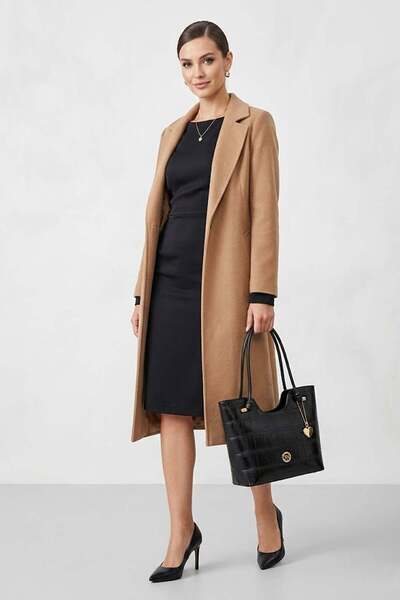 DSN Y6462 Women Shoulder Bag Black