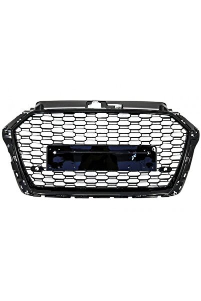 tuningset Grilă frontală fără insignă compatibilă cu Audi A3 8V Facelift 2017...