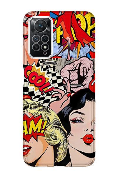 lelia حافظة هاتف شفافة متوافقة مع Redmi Note 11 Pro مطبوع |   مجموعة كروماتيك...