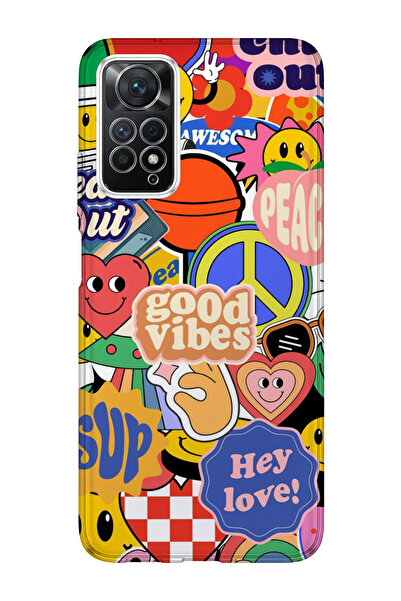 lelia حافظة هاتف شفافة متوافقة مع Redmi Note 11 Pro مطبوع |   مجموعة كروماتيك...