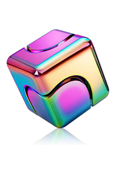 Coolden Fidget Spinner cub metalic 2 in 1,jucarie anti-stres pentru copii si ...