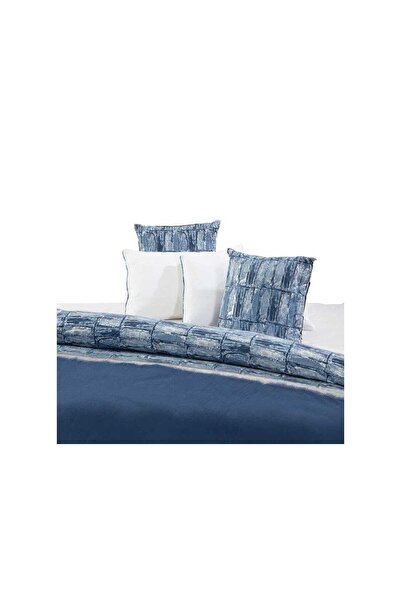 Midas Furniture Jeans Bedding Set Of 5 Pcs King Size Multicolor