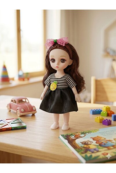 upucuz35 Dollyland Oyuncak Bebek Minkie 15 cm 3+