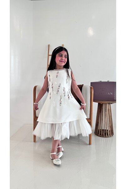 Warazan فستان بناتي انيق للمناسبات