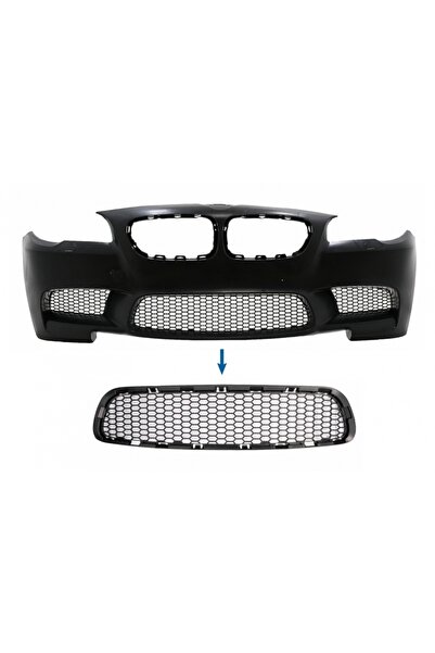 tuningset Grilă Centrală Inferioară Bara Față compatibil cu BMW Seria 5 F10 F...