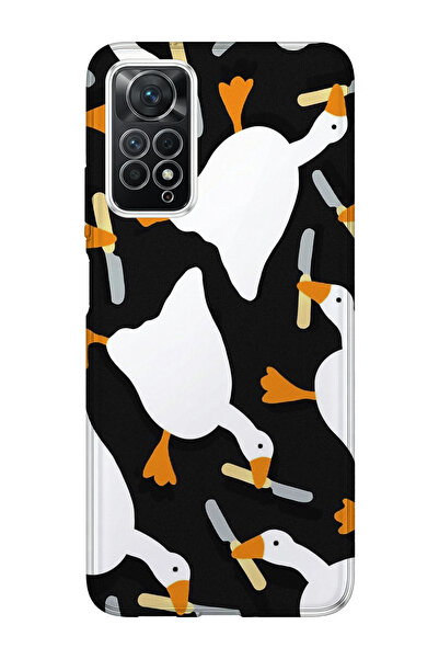 lelia حافظة هاتف شفافة متوافقة مع Redmi Note 11 Pro مطبوع |   مجموعة: MemeCra...