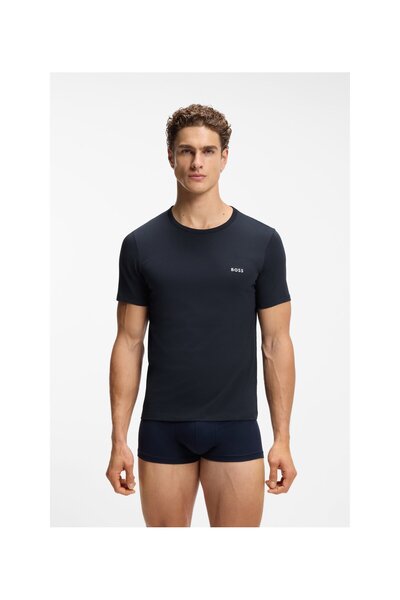 BOSS Pamuklu Üçlü İç Giyim T-Shirt Seti