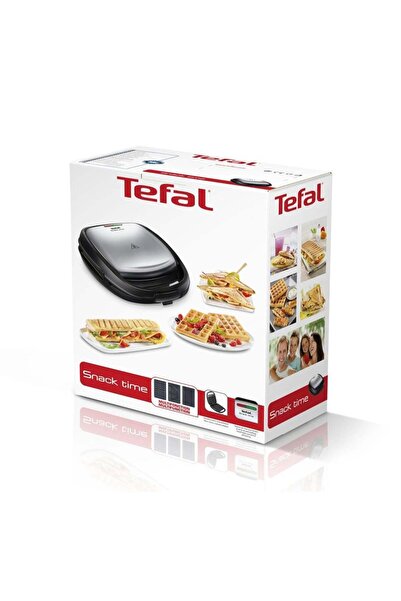 TEFAL Aparat de sandvișuri multifuncțional 3 în 1 SNACK TIME SW342D38