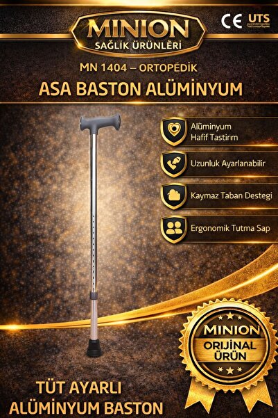 Minion Asa Baston Ayarlanır Alüminyum Baston