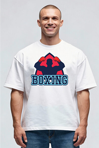 Printees Tricou Oversize - Boxing
