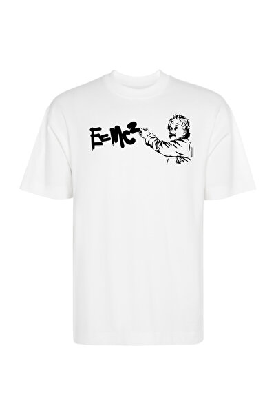 Printees Tricou Oversize - Einstein