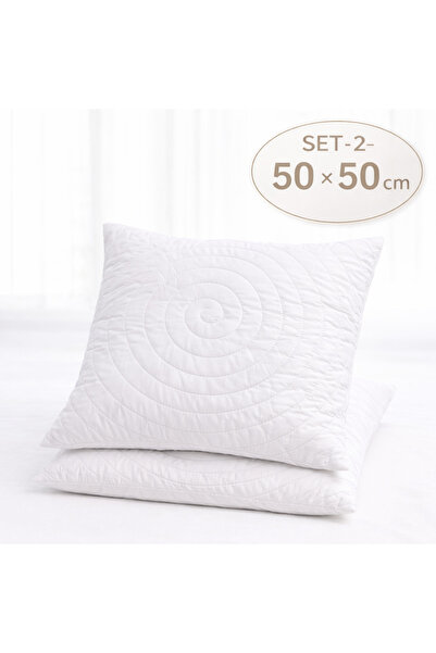 Boema Home Deco Set 2 Perne Pufoase Microfibra Matlasata, Hipoalergenice, 50x...