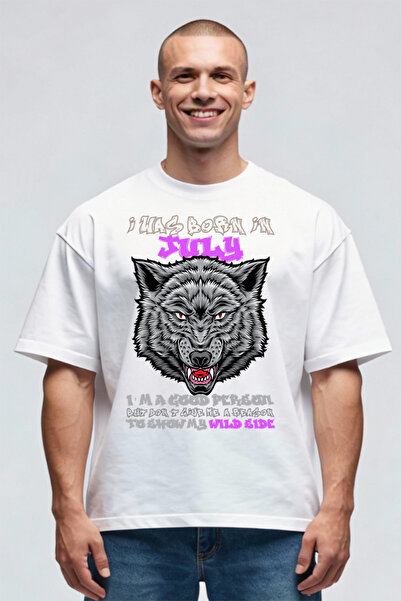 Printees Tricou Oversize - Born Wild July