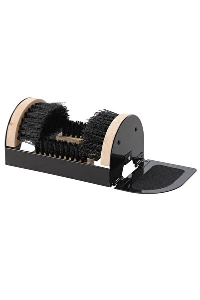 SERSIMO Καθαριστικό παπουτσιών με βούρτσες για εξωτερική χρήση, μεταλλικό σκε...