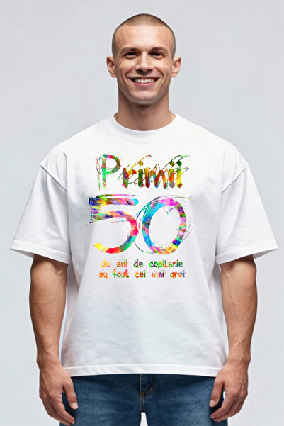 Printees Tricou Oversize - Primii 50 de ani
