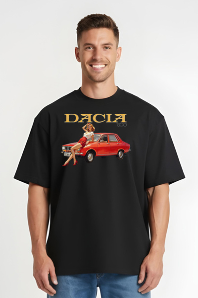 Printees Tricou Oversize - Dacia 1300