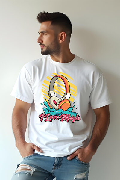 Printees Tricou Oversize - Love Music
